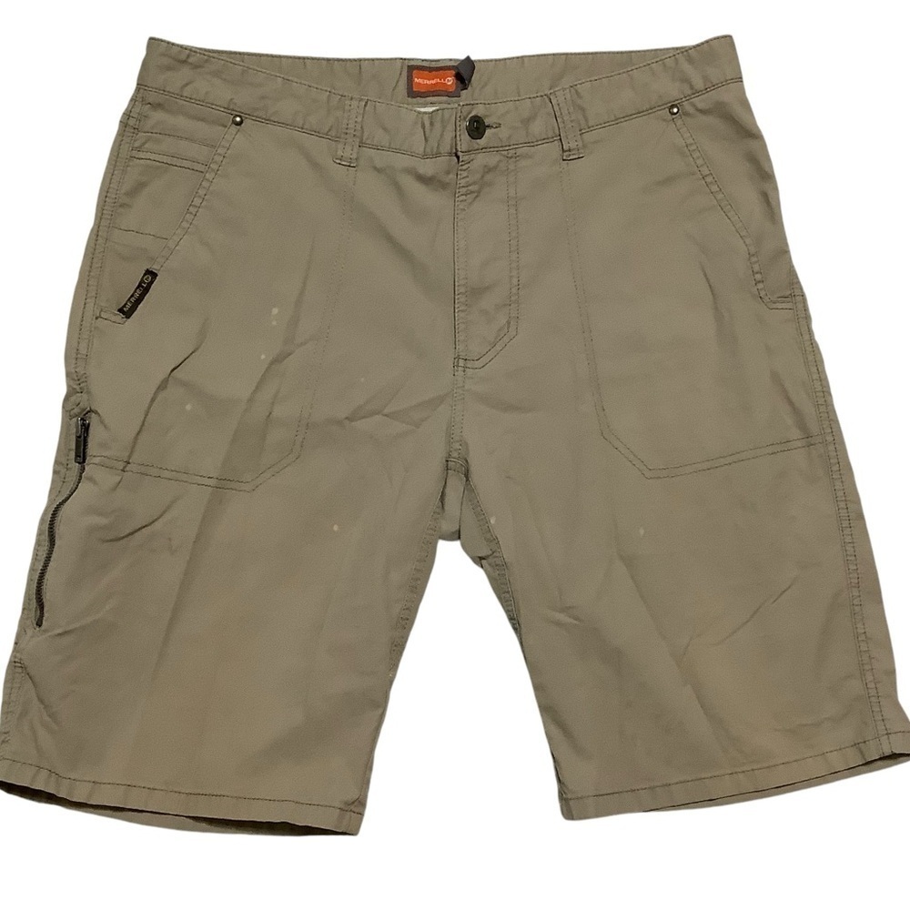 Merrell Men’s Tan Shorts Size 36 Flaws